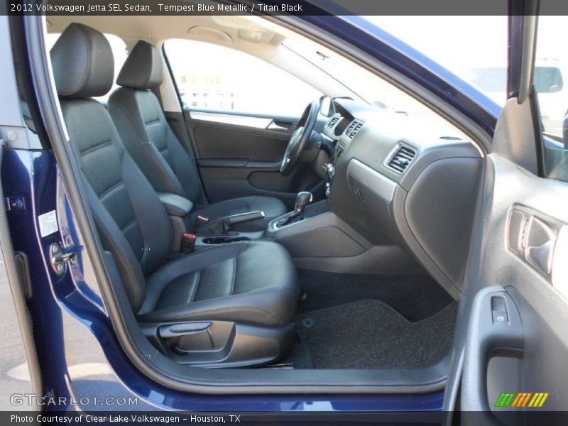 Tempest Blue Metallic / Titan Black 2012 Volkswagen Jetta SEL Sedan