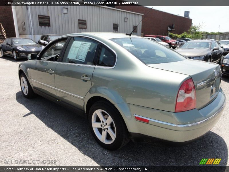 Fresco Green Metallic / Anthracite 2004 Volkswagen Passat GLX 4Motion Sedan