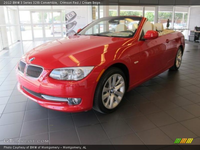 Crimson Red / Cream Beige 2012 BMW 3 Series 328i Convertible