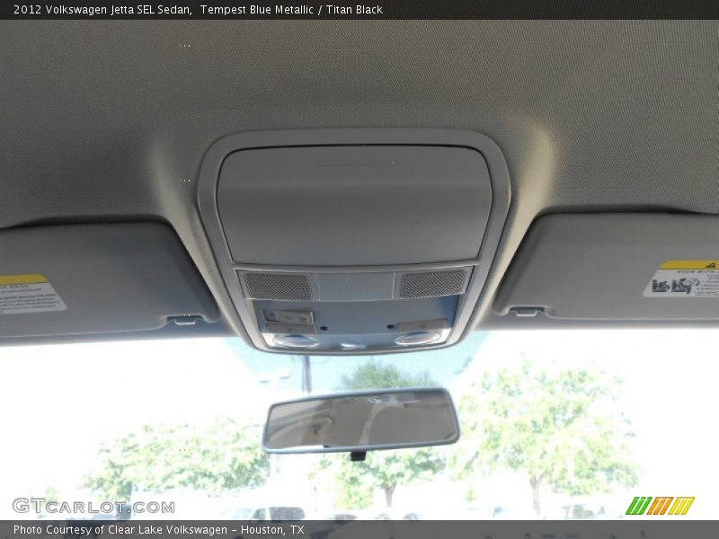 Tempest Blue Metallic / Titan Black 2012 Volkswagen Jetta SEL Sedan