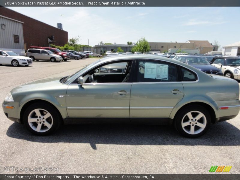 Fresco Green Metallic / Anthracite 2004 Volkswagen Passat GLX 4Motion Sedan