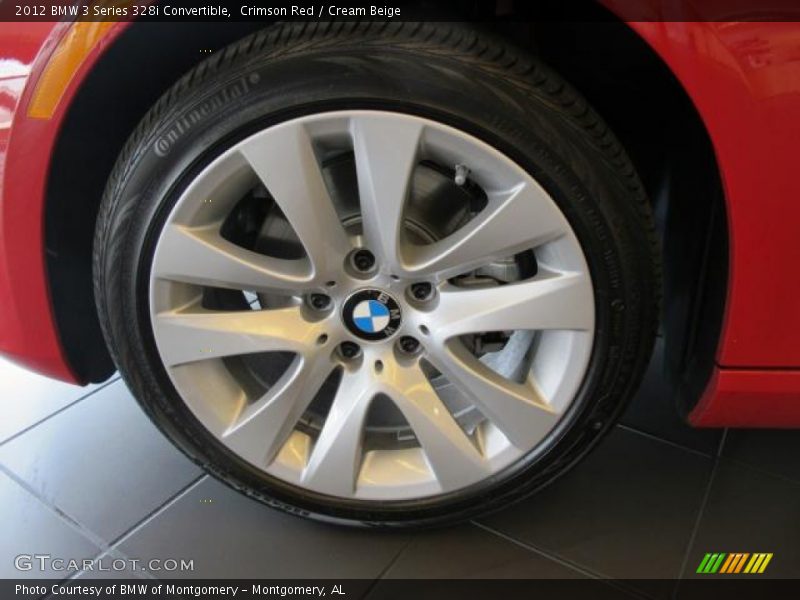 Crimson Red / Cream Beige 2012 BMW 3 Series 328i Convertible