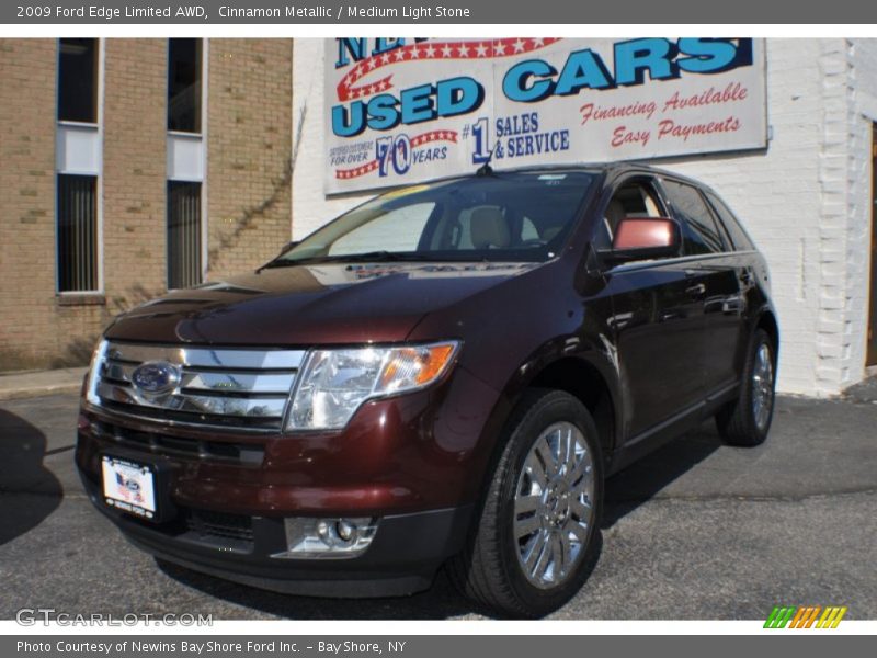 Cinnamon Metallic / Medium Light Stone 2009 Ford Edge Limited AWD