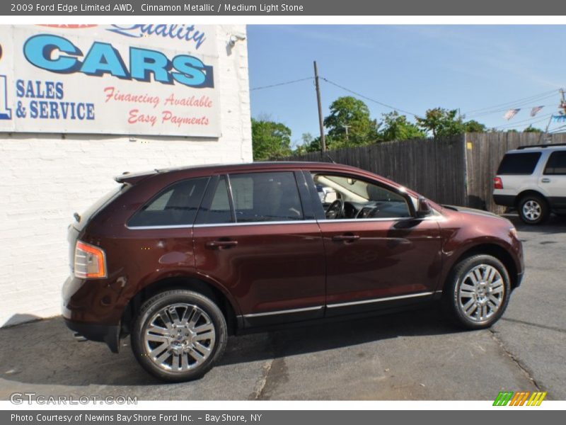 Cinnamon Metallic / Medium Light Stone 2009 Ford Edge Limited AWD