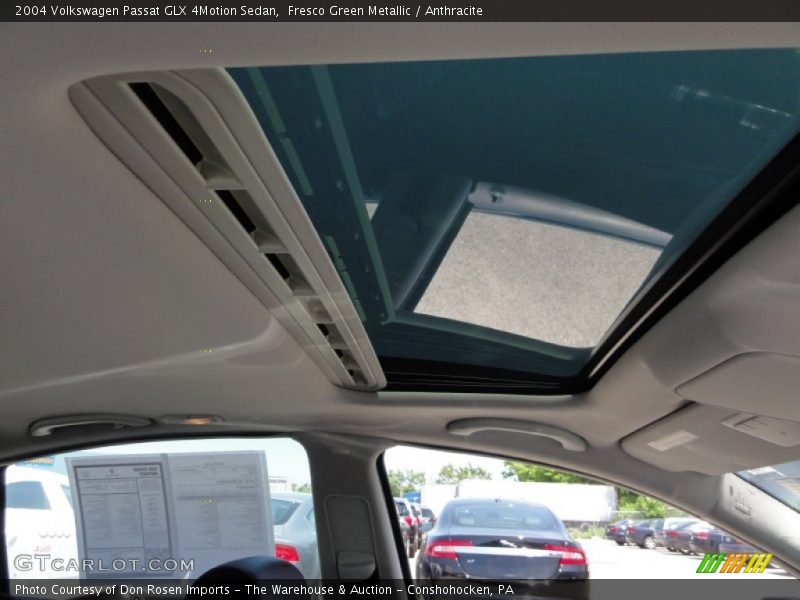 Fresco Green Metallic / Anthracite 2004 Volkswagen Passat GLX 4Motion Sedan