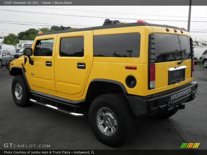 Yellow / Ebony Black 2005 Hummer H2 SUV