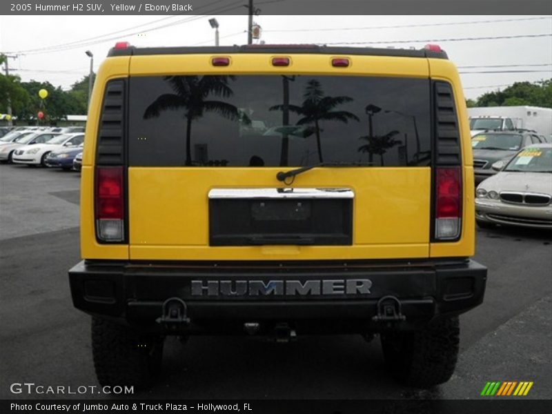 Yellow / Ebony Black 2005 Hummer H2 SUV