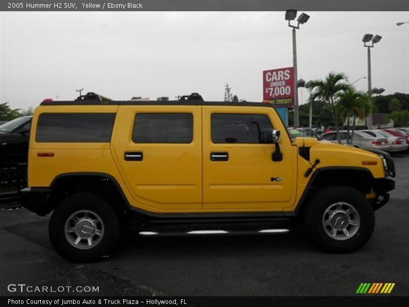 Yellow / Ebony Black 2005 Hummer H2 SUV