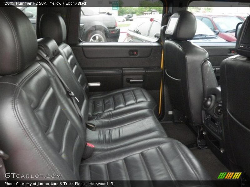 Yellow / Ebony Black 2005 Hummer H2 SUV