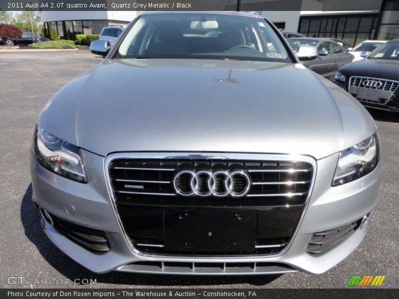 Quartz Grey Metallic / Black 2011 Audi A4 2.0T quattro Avant