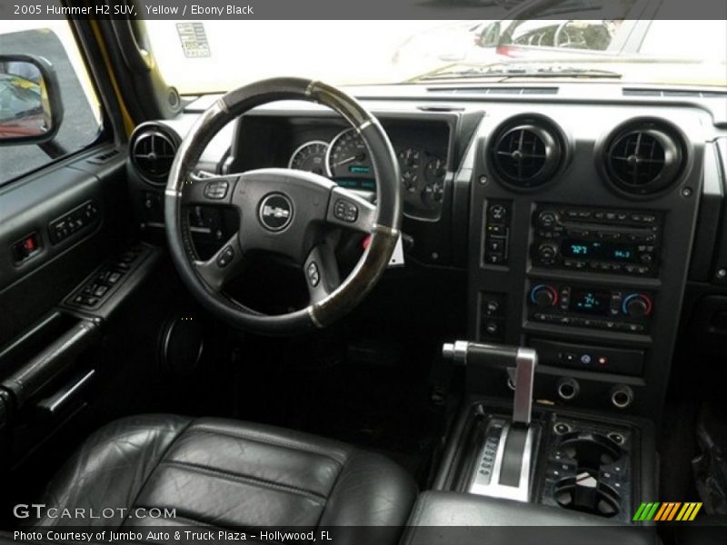 Yellow / Ebony Black 2005 Hummer H2 SUV
