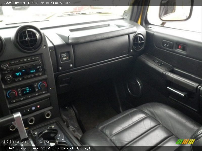 Yellow / Ebony Black 2005 Hummer H2 SUV