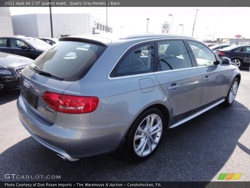 Quartz Grey Metallic / Black 2011 Audi A4 2.0T quattro Avant