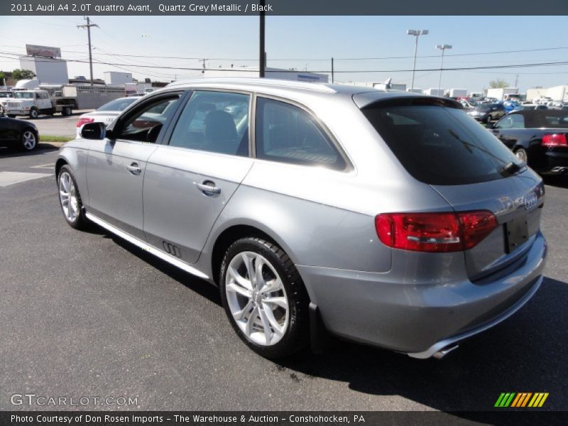 Quartz Grey Metallic / Black 2011 Audi A4 2.0T quattro Avant