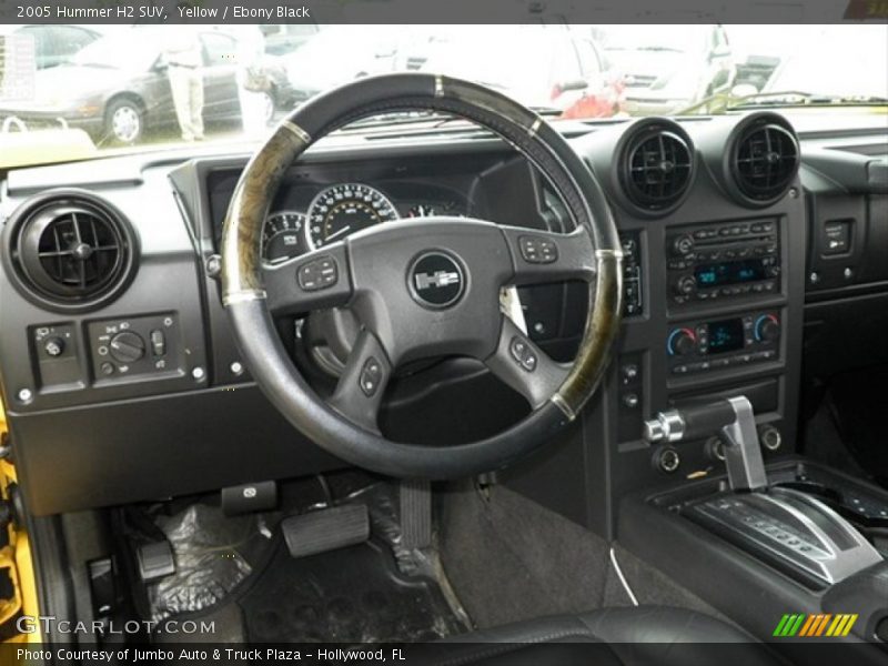 Yellow / Ebony Black 2005 Hummer H2 SUV