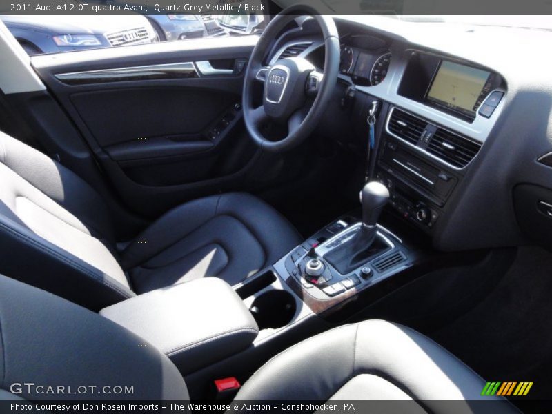 Quartz Grey Metallic / Black 2011 Audi A4 2.0T quattro Avant
