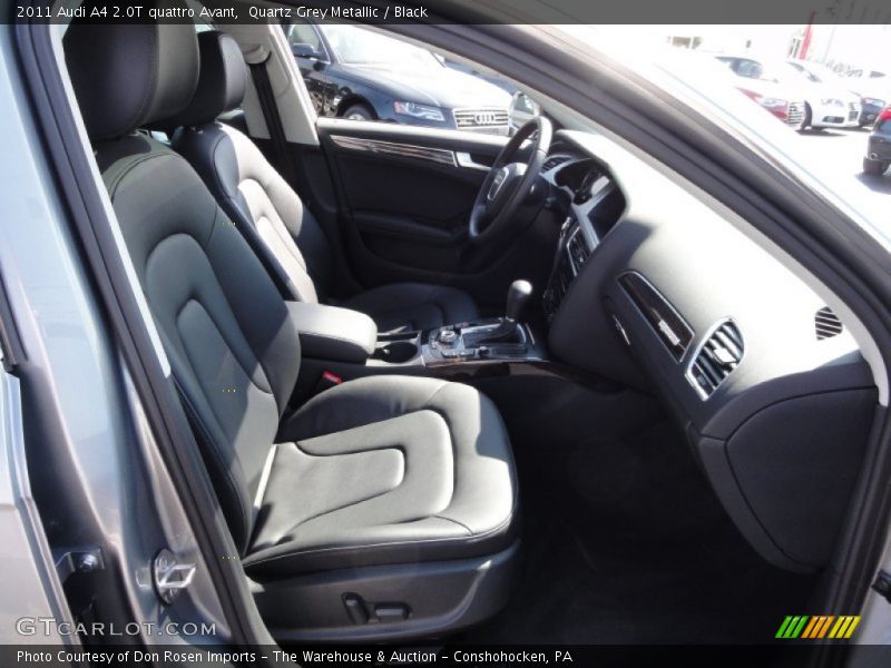 Quartz Grey Metallic / Black 2011 Audi A4 2.0T quattro Avant