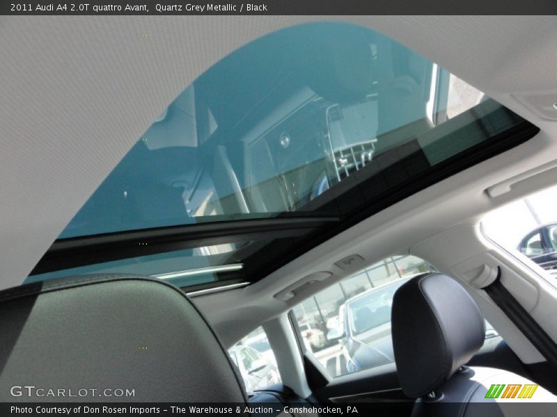 Quartz Grey Metallic / Black 2011 Audi A4 2.0T quattro Avant
