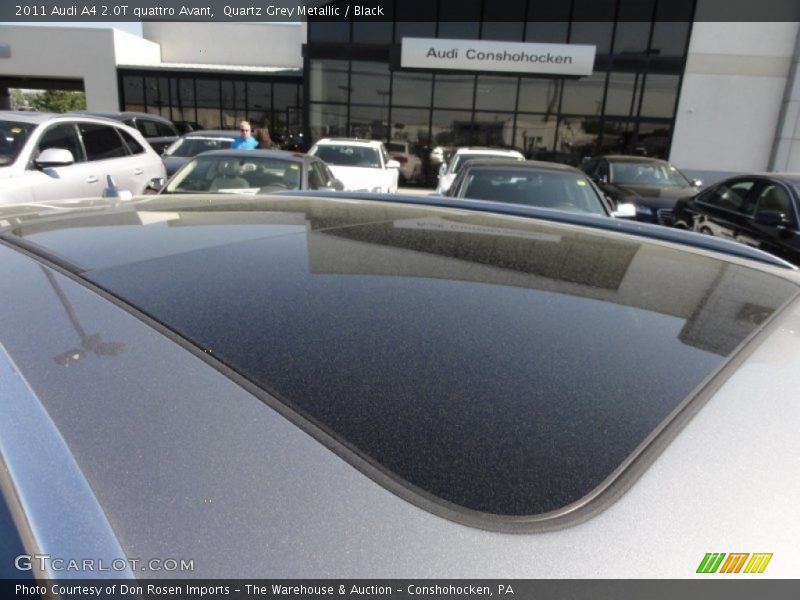 Quartz Grey Metallic / Black 2011 Audi A4 2.0T quattro Avant