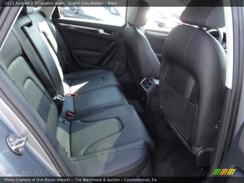 Quartz Grey Metallic / Black 2011 Audi A4 2.0T quattro Avant