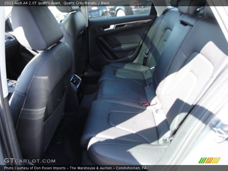Quartz Grey Metallic / Black 2011 Audi A4 2.0T quattro Avant