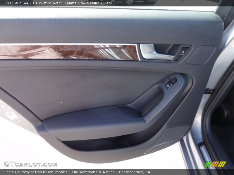 Quartz Grey Metallic / Black 2011 Audi A4 2.0T quattro Avant