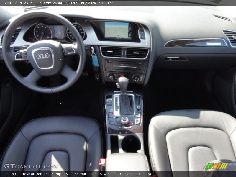 Quartz Grey Metallic / Black 2011 Audi A4 2.0T quattro Avant