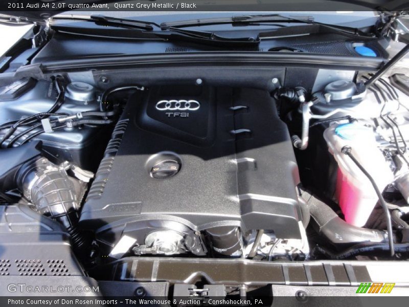 Quartz Grey Metallic / Black 2011 Audi A4 2.0T quattro Avant