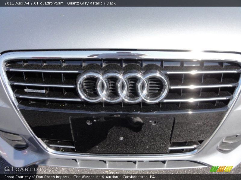 Quartz Grey Metallic / Black 2011 Audi A4 2.0T quattro Avant