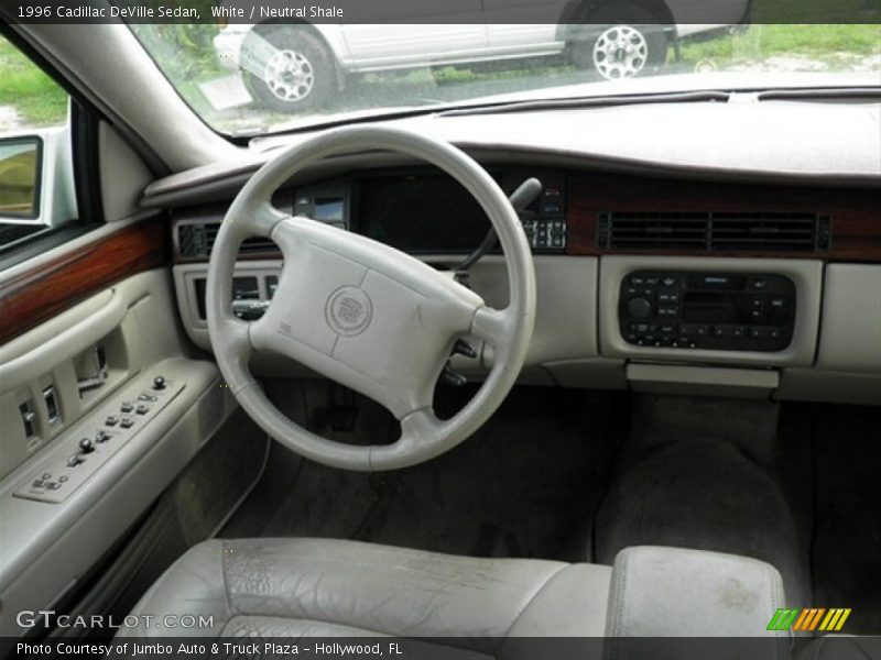 White / Neutral Shale 1996 Cadillac DeVille Sedan