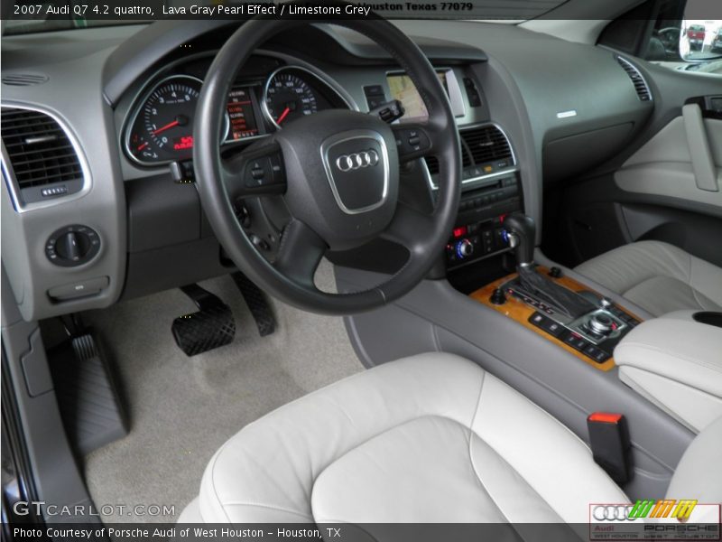 Lava Gray Pearl Effect / Limestone Grey 2007 Audi Q7 4.2 quattro
