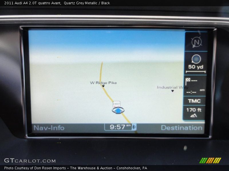 Quartz Grey Metallic / Black 2011 Audi A4 2.0T quattro Avant