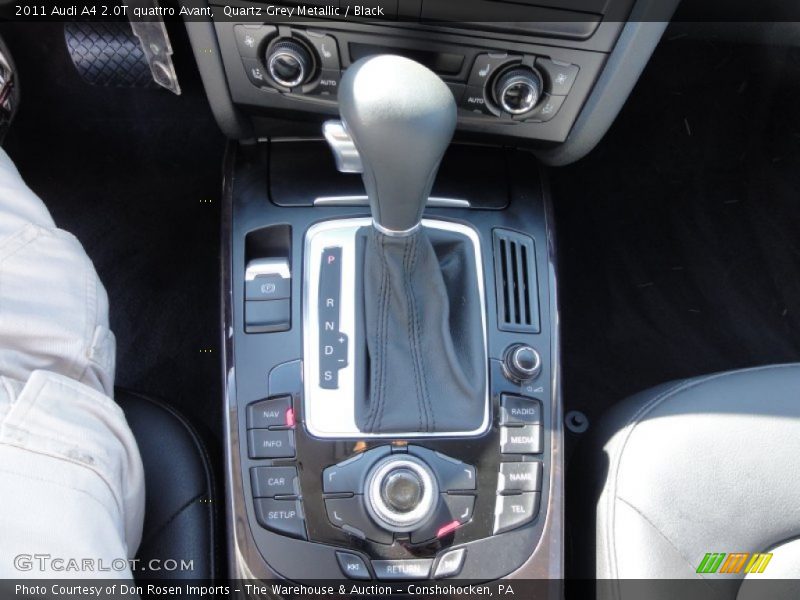 Quartz Grey Metallic / Black 2011 Audi A4 2.0T quattro Avant