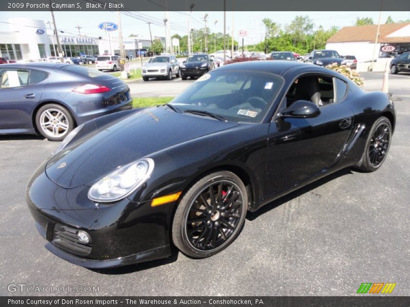 Black / Black 2009 Porsche Cayman S