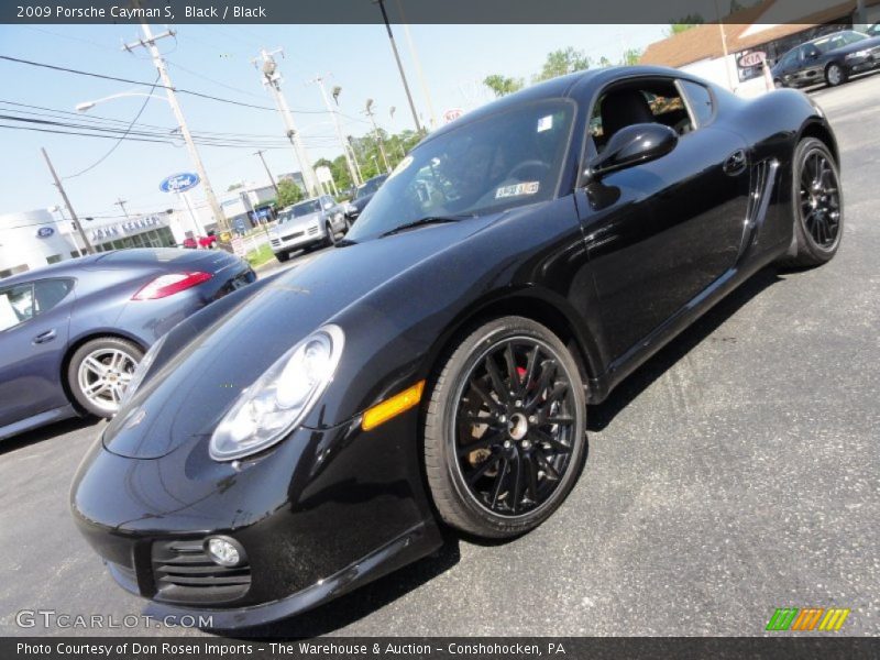 Black / Black 2009 Porsche Cayman S