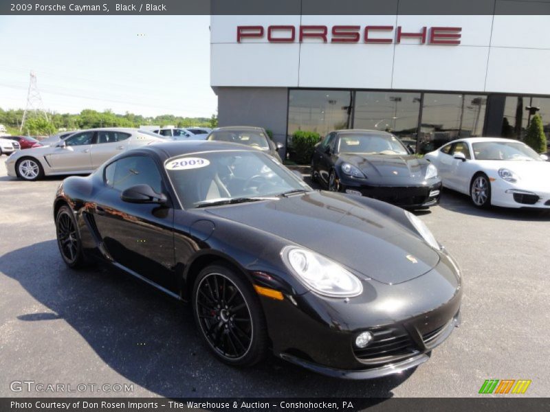 Black / Black 2009 Porsche Cayman S