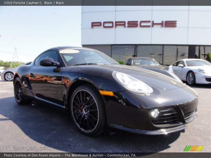 Black / Black 2009 Porsche Cayman S