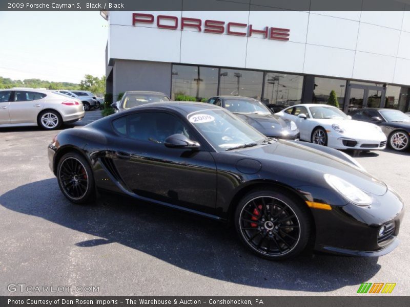 Black / Black 2009 Porsche Cayman S