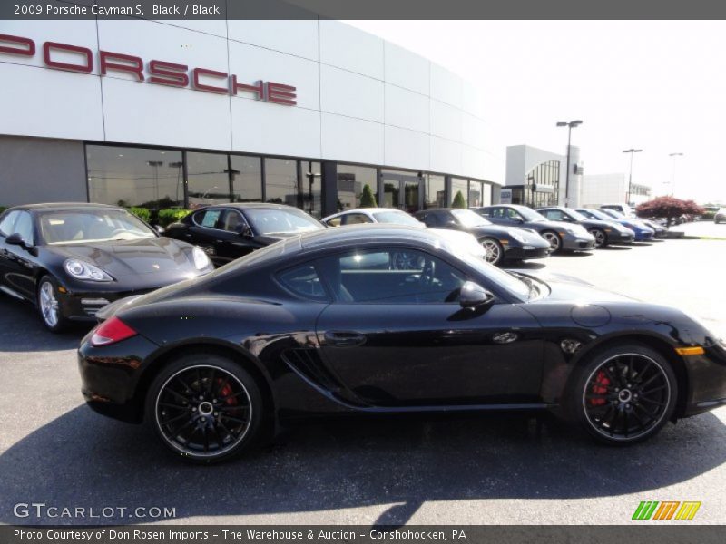 Black / Black 2009 Porsche Cayman S