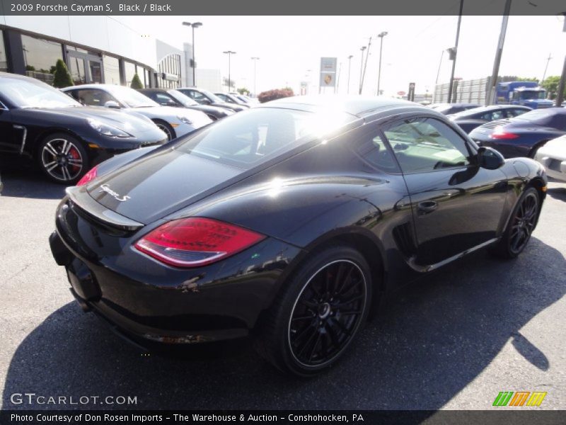 Black / Black 2009 Porsche Cayman S