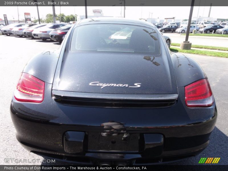 Black / Black 2009 Porsche Cayman S