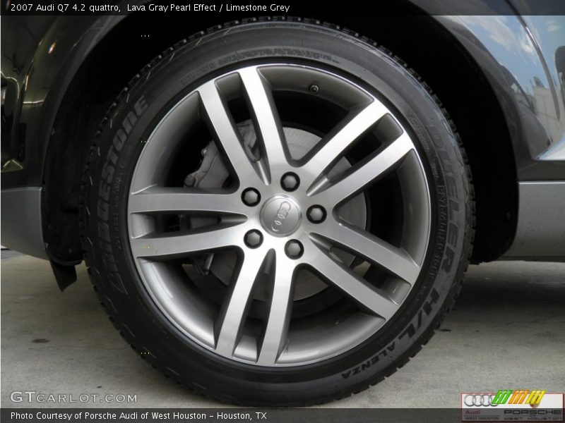 Lava Gray Pearl Effect / Limestone Grey 2007 Audi Q7 4.2 quattro