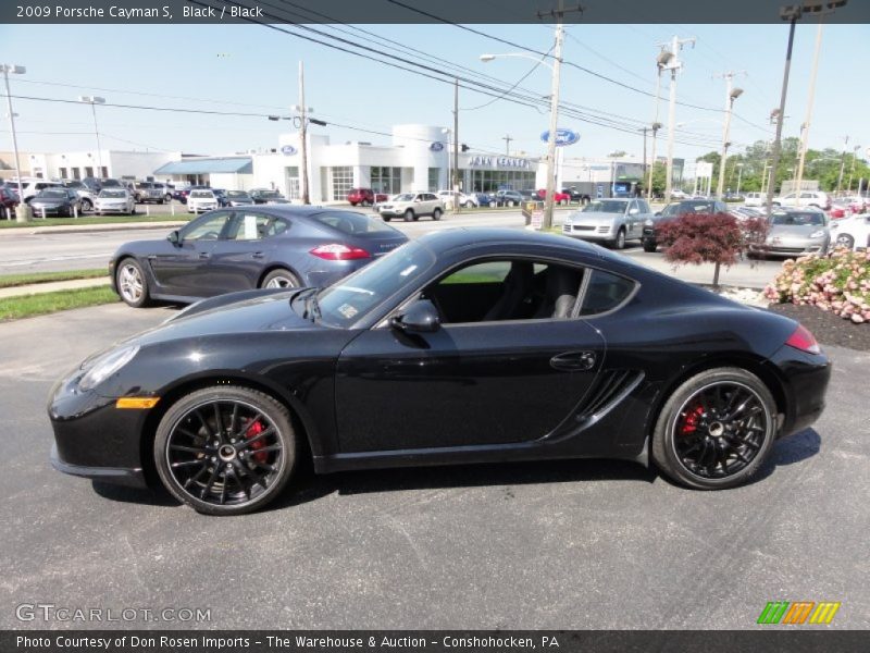 Black / Black 2009 Porsche Cayman S