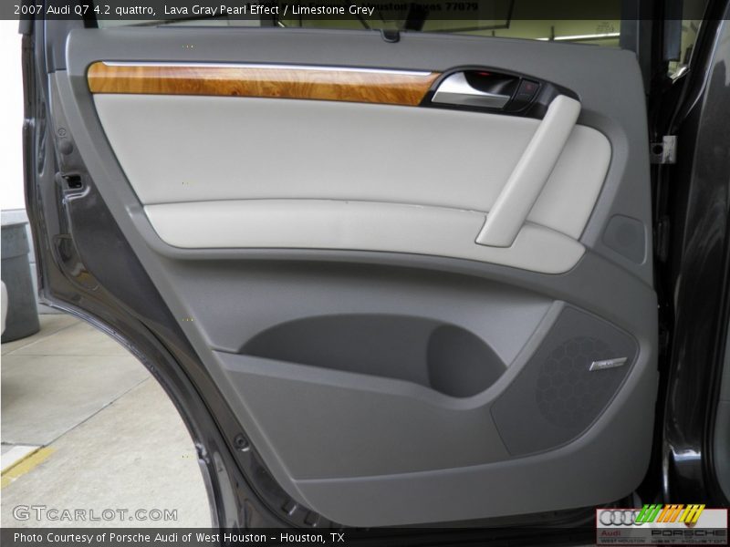 Lava Gray Pearl Effect / Limestone Grey 2007 Audi Q7 4.2 quattro