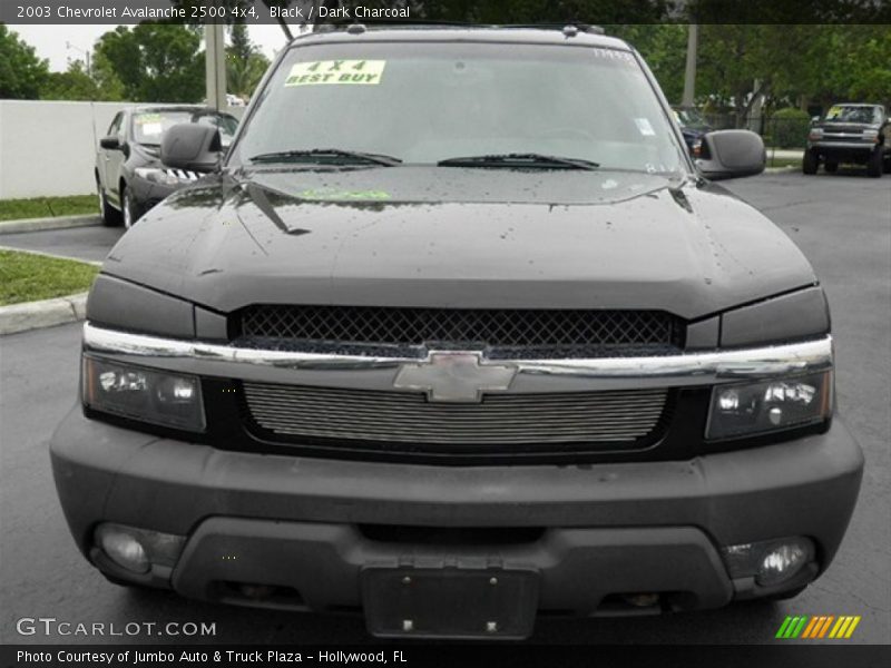 Black / Dark Charcoal 2003 Chevrolet Avalanche 2500 4x4
