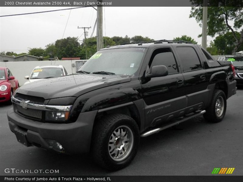 Black / Dark Charcoal 2003 Chevrolet Avalanche 2500 4x4