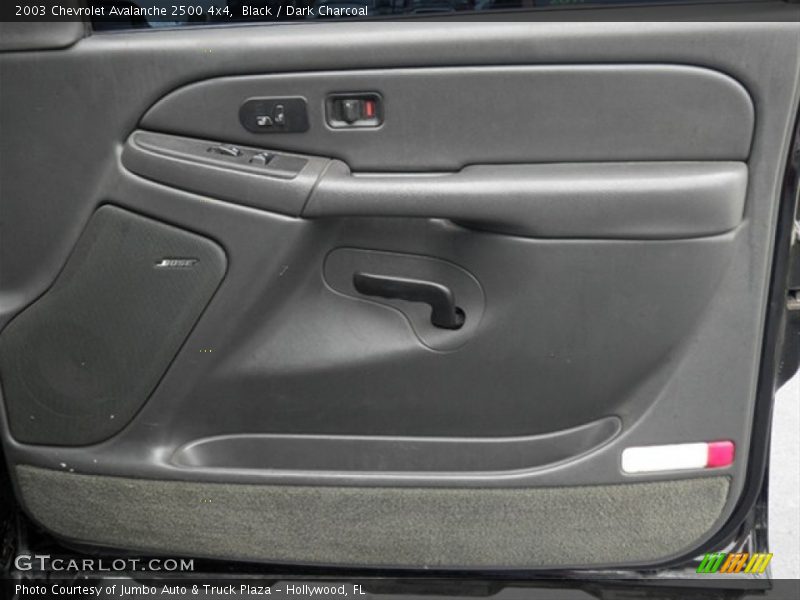 Black / Dark Charcoal 2003 Chevrolet Avalanche 2500 4x4
