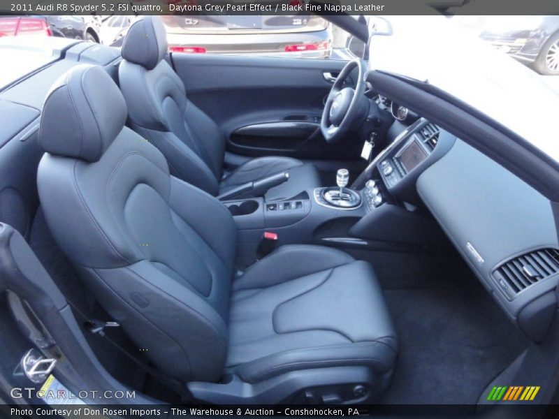  2011 R8 Spyder 5.2 FSI quattro Black Fine Nappa Leather Interior