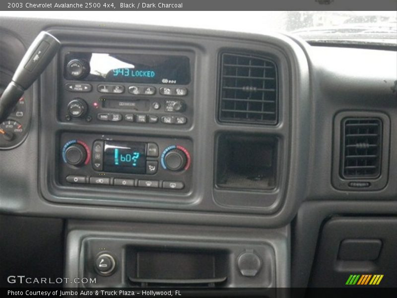 Black / Dark Charcoal 2003 Chevrolet Avalanche 2500 4x4