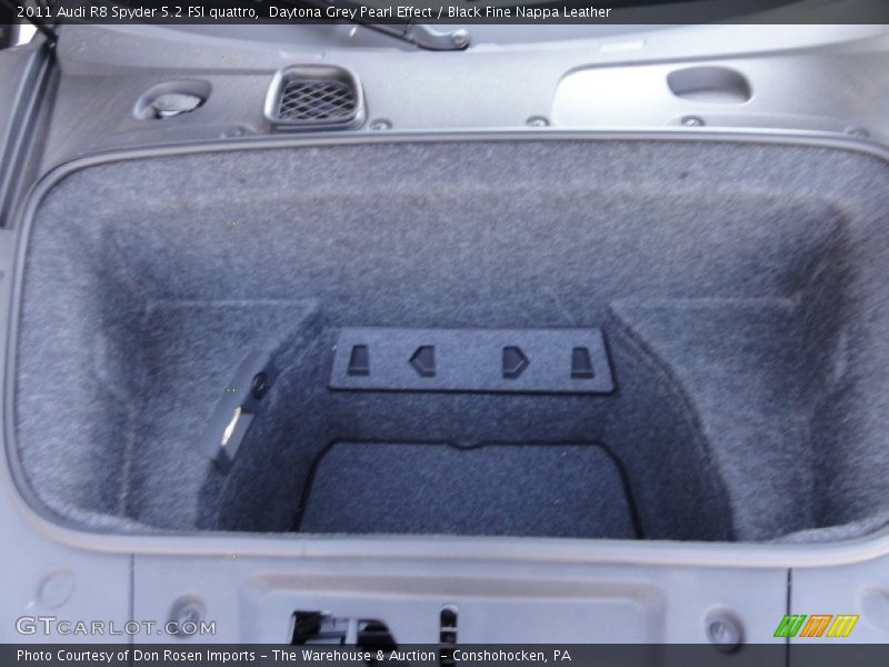  2011 R8 Spyder 5.2 FSI quattro Trunk